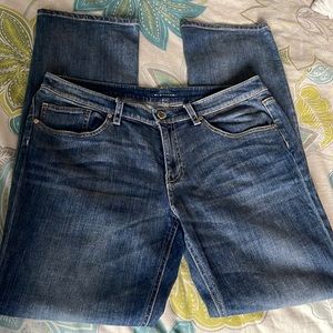 Elie Tahari Adena straight leg jeans